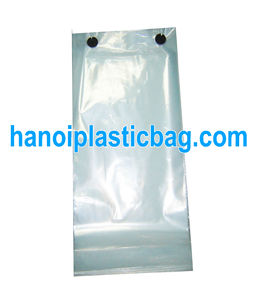 Sac en plastique recyclable en HDPE avec logo imprimé en gravure personnalisée, thermoscellable, pour les courses/emballage de poulet - Product Image 3