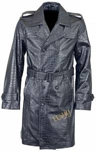 Veste en cuir de mouton véritable pour hommes de qualité supérieure coupe régulière fermeture à glissière écologique imperméable avant vêtements d'extérieur d'hiver décontractés - Product Image 2