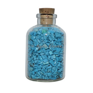 Turquesa Piedra Chips Mini Botella Mayorista De Piedras Preciosas Mini Botella - Product Image 2