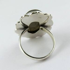 Anillo de labradorita con forma ovalada de felpa, joyería de plata de ley 925, joyería de plata 925, venta al por mayor - Product Image 5