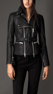 Chaqueta de Cuero Premium Elegante para Mujer, Diseño Italiano, Nueva Temporada, Hecha en Turquía - Product Image 2