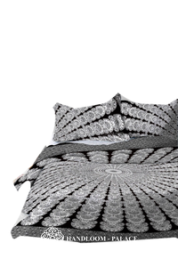 Juego de edredón bohemio Hippie de Mandala de tamaño Queen indio, fundas a juego de almohada de algodón, ropa de cama decorativa étnica - Product Image 2