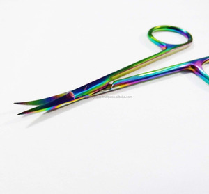 Tijeras de disección de Mayo recubiertas de arcoíris, fuente de alimentación Manual, instrumentos de cirugía técnica para sala médica, cizalla - Product Image 5