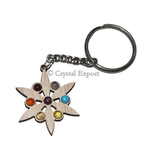 Porte-clés étoile 7 Chakra - Product Image 1