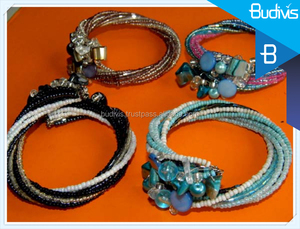 Bracelet de perles en laiton plaqué or unisexe tour de cou mignon motif de numéro de diamant religieux élégant pour les cadeaux d'anniversaire de mariage - Product Image 4