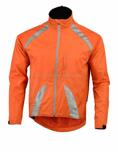 Shemax-Chaqueta de lluvia para hombre, para ciclismo, correr, alta visibilidad, transpirable, resistente al agua y al viento - Product Image 1