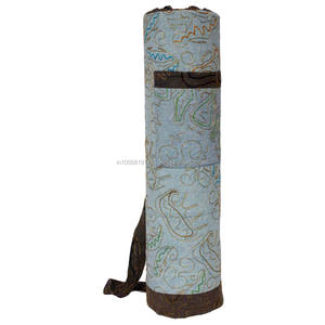 Bolsa de esterilla de Yoga de algodón con correa ajustable y cordón de la mejor moda de calidad superior Logotipo de color personalizado tamaño personalizable OEM disponible - Product Image 3