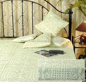 Indio corte trabajo cama cubierta parche trabajo Kantha edredón hecho a mano Kantha Rali - Product Image 3