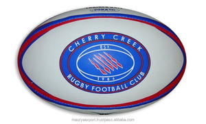 Pelota de rugby personalizable de alto grado, goma sintética con vejiga de látex, Fútbol Deportivo para entrenamiento, logotipo personalizado impreso - Product Image 4