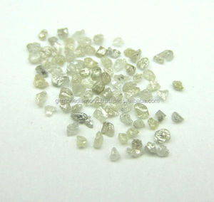 יהלומי גלם בהרבה טבעי 1.00 Mm כדי 2 Mm גודל לבן, אפור תכשיטי יהלומי גלם, תעשייתי 100% טבעי יהלומים GD173 - Product Image 1