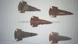 Puntas de flecha indio marrón Jesper ágata mayorista fabricante natural ágata puntas de flecha hechas a mano - Product Image 1