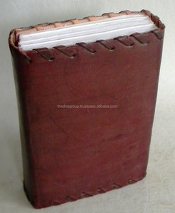 Diario de cuero hecho a mano con nuevo diseño y costura lateral Vintage Notebook con cerradura antigua, perfecto para uso profesional - Product Image 2