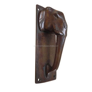 Poignée d'armoire en vrac à la main en laiton éléphant en vrac commode poignées Lot Vintage tiroir armoire porte tirer - Product Image 3