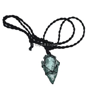 Aqua Arrowheads Wrap Pendants Wire Wrap Pendants - Product Image 1