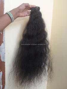 100% Virgin Cuticle Aligned Straight Human Hair Extensions Unprocessed Weave Bundles From India Soft Hand Feeling - Product Image 4