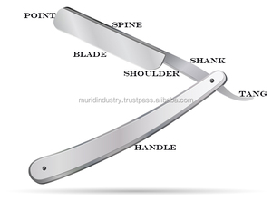 มีดโกนหนวดแบบใบมีดคู่ตรง พร้อมด้ามจับพลาสติก - ยี่ห้อเพรสทีจ - Product Image 3