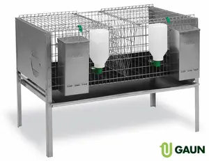 Rabbit cage 2 compartments. Model Europe