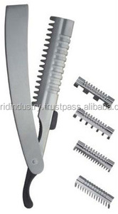 Navaja de Afeitar Recta con Mango de Plástico, Doble Hoja, para Cara, Cuerpo, Bikini y Axilas, PRESTIGE RAZOR MM-5252 - Product Image 2