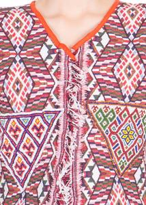 Tribal Art Inspired Ethnic Banjara Indian Traditional Hand <b>Embroidered</b> Womens Jacket Vest Reflecting Cultural Identity - Product Image 6