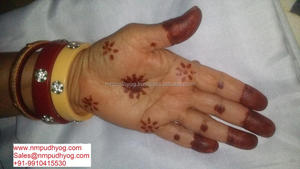 สติกเกอร์รอยสักมือชั่วคราวที่ออกแบบด้วยเฮนน่าเพื่อลุคที่มีเอกลักษณ์! - Product Image 4