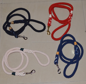 Un estilo de color de algodón TRENZADO CUERDA CORREA PARA PERRO Y FABRICANTE DE COLLAR - Product Image 1