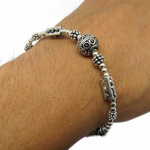 Bracelet de perles simples en argent sterling 925 de grande qualité Shri Ashapura Jewels, certifié par un tiers, bijoux de mariage et de fiançailles - Product Image 6