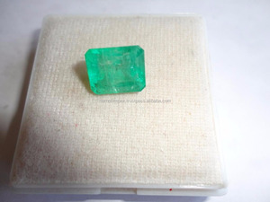 พลอยตัดสีเขียวมรกตธรรมชาติความแวววาวที่ดี - Product Image 2