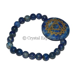 Root Chakra Engraved Oval <b>Bracelets</b> : Wholesale New Design Fashion Chakra <b>Bracelets</b> - Product Image 5