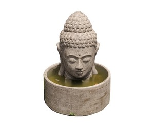 Fuente de Agua de Jardín con Buda de Resina GRC - Product Image 2