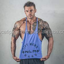 เสื้อกล้ามออกกำลังกายผู้ชาย 100% ผ้าฝ้าย ทรง Y-back สำหรับฝึกซ้อมเพาะกาย - Product Image 4