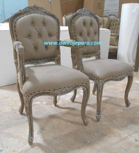 Indonesia Furniture - <b>Black</b> Antique Dining <b>Chair</b> Furniture - Product Image 3