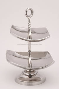 Tendance argent métal gâteau support à la mode fruits support assiette décoration mariages fêtes anniversaires nouveau Ins Style ustensiles de cuisson - Product Image 2