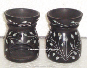 Soapstone <b>Oil</b> <b>Burner</b>/ Aroma <b>Oil</b> Warmer - Product Image 1