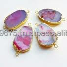 Piedra preciosa de ópalo Druzy al por mayor chapada en oro para hacer joyas de fiesta DIY suministro de moda para mujer - Product Image 5