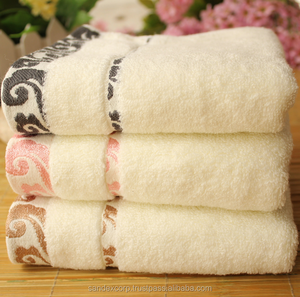 Toalla de baño Jacquard ecológica superabsorbente OEM 100% de calidad de exportación para adultos al por mayor en India - Product Image 5