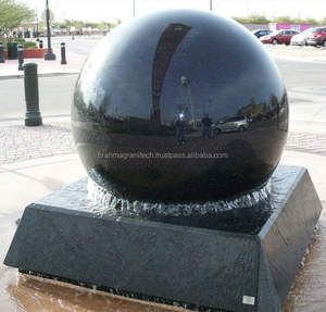 Handcrafted Natural <b>Stone</b> Landscape Sphere Water Feature <b>for</b> <b>Garden</b> <b>Ornamentation</b> - Product Image 2