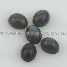 Cabochon de forme ovale en pierre de lune grise coupe pierre précieuse naturelle en vrac pour la fabrication de bijoux en gros pierre de charme lisse naturelle - Product Image 3