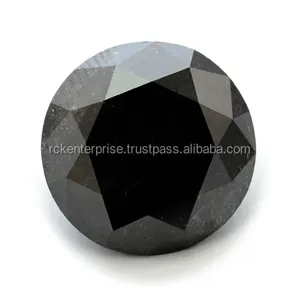 Genuíno 1.00 ct preto natural brilhante corte diamantes soltos lote