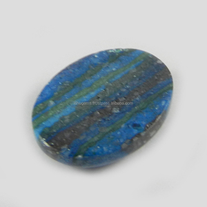 หินแคลซิลิก้าสีรุ้งธรรมชาติ15X20มม. รูปไข่2.55 Gms Cabochon ขายส่งพลอยหลวม - Product Image 3