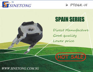 6mm PT06 carbon <b>film</b> rotary trimmer potentiometer - Product Image 1
