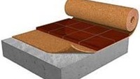 A.T. Yapi A101 Sous-couche en liège moderne couleur naturelle en rouleau, isolation phonique, qualité pour parquet flottant/bois