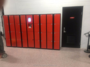 ตู้เก็บสัมภาระอิเล็กทรอนิกส์เหล็กตัวรับเหรียญและใบเสร็จสำหรับสถานีรถไฟและสนามบิน - Product Image 5