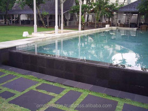 Piedra de <span class=keywords><strong>Lava</strong></span> negra para piscina, piedra Natural de Bali, piedras antideslizantes de calidad Premium - Product Image 6