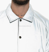 Chaqueta de entrenador de bombardero con cremallera ajustada unisex logotipo personalizado moda invierno cuero satén impermeable talla grande venta al por mayor de punto