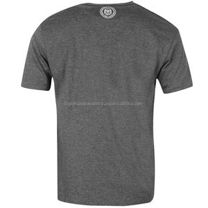 100% coton peigné hommes col rond coupe régulière à manches courtes été écologique 180g sérigraphie respirant T-Shirt - Product Image 2