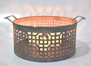 Portavelas de Metal Hecho a Mano, Hermoso, para Interiores/Exteriores, Decoración para el Hogar, Hotel, Oficina, Bodas, Fiestas, Pascua, IHA MFG - Product Image 2