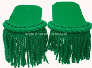 Hombreras de Seda Hechas a Mano OEM con Flecos, Colores Personalizados para Abrigos, Chaquetas, Túnicas y Uniformes para Equipos de Defensa Personal - Product Image 6