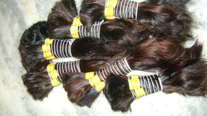 Cutícula alaigned indio pelo crudo a granel sin procesar barato indio humano a granel pelo para trenzar rizado virgen indio templo pelo crudo - Product Image 2