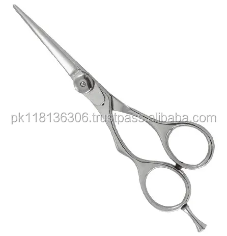 Professional Barber Scissors / Professional razor edge shears for left hand Satin, Sand, Polish