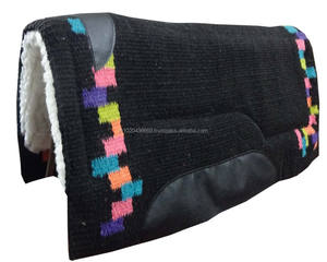 Almohadillas para Silla de Montar Ecuestre Occidental Hechas a Mano Modelo 1890 de Rider's Trust, de la Mejor Calidad, Exterior de Lana, Interior de Fieltro de Cuero de Alta Calidad - Product Image 5